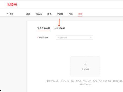 头条怎么做音频专栏